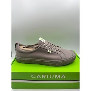 Cariuma OCA Low Sneakers, Mystic Grey Canvas Low Top Men's 10.5, (NIB)